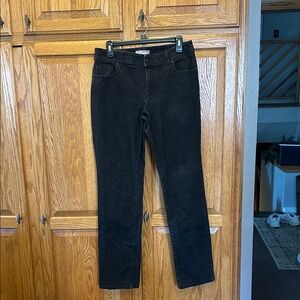 Chico's Classic Black Straight Leg Jeans
